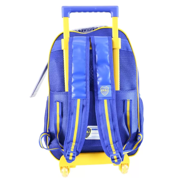 Mochila Escolar Cresko 2026 Boca Juniors 18" con Carro Art.BO611